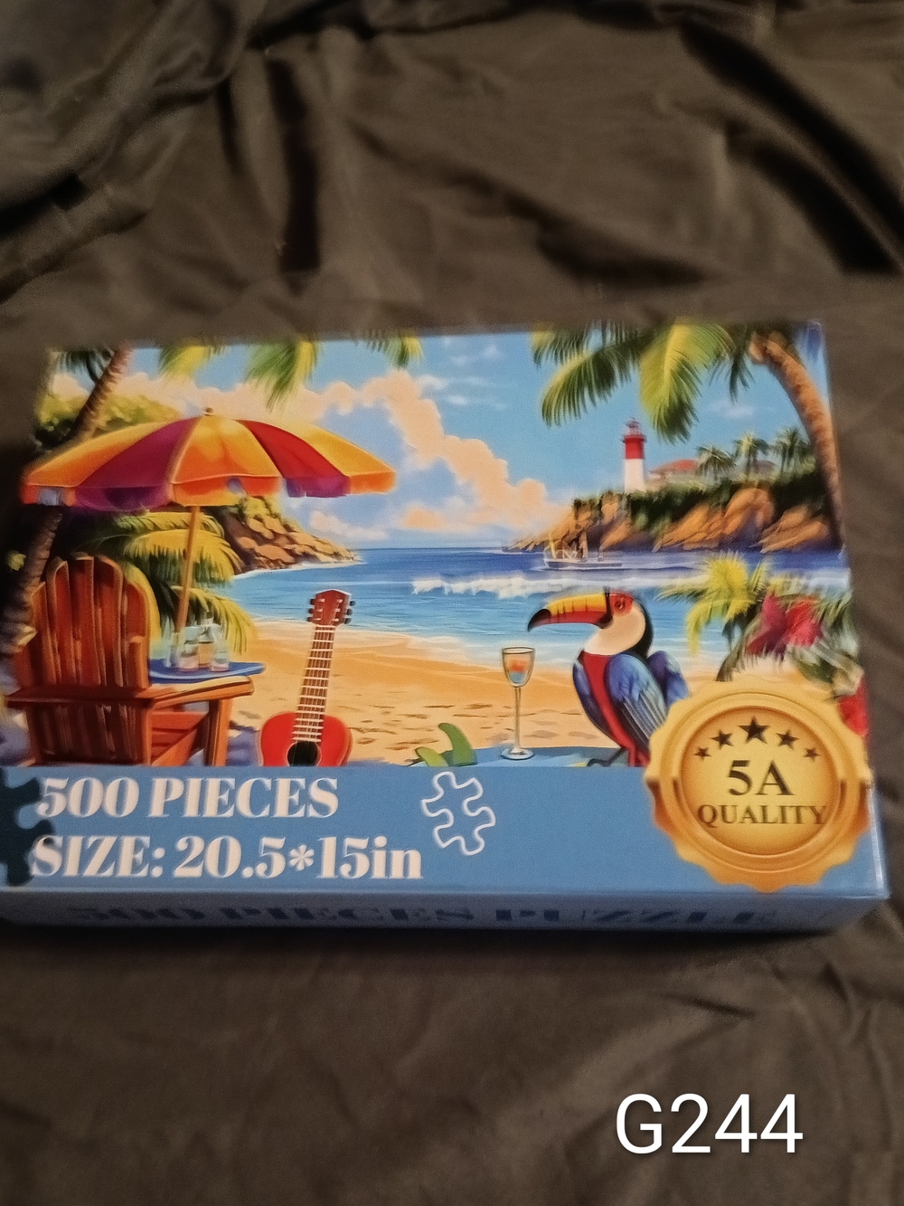 500 Piece Beach Theme Puzzle